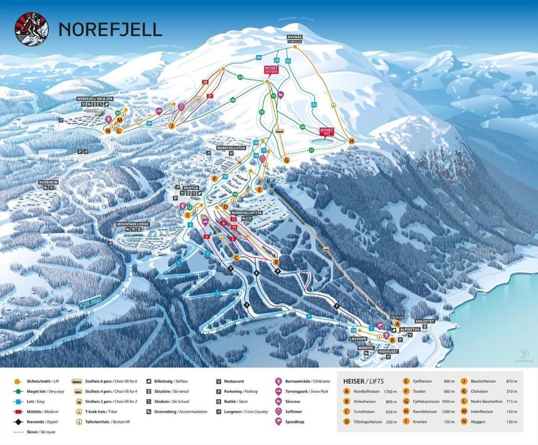 Norebu - Norefjell Noresund Екстериор снимка